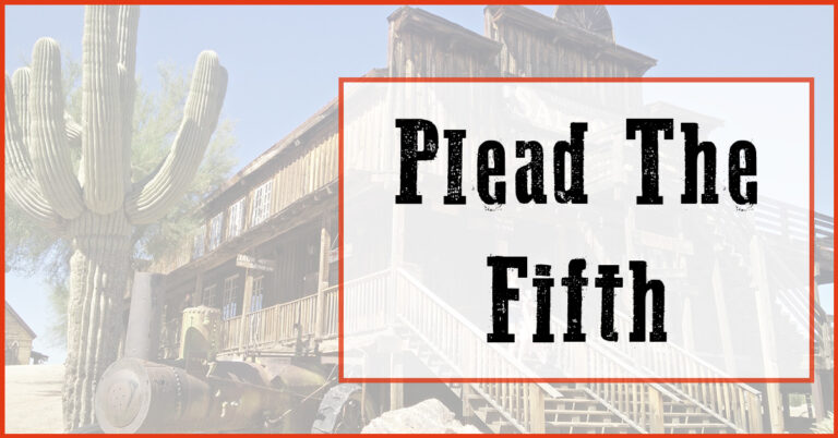 Plead The Fifth