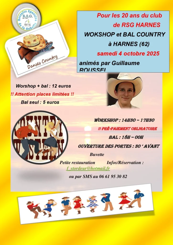 Affiche du bal de Harnes